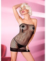 Body Stocking Maglia Intima Sexy Nera One Size