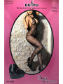 Catsuit Bodystocking Nero-Tela di Ragno