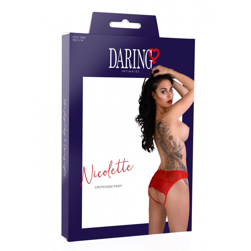 Slip Aperta di Dietro Nicolette Crotchless Panty