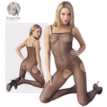 Tuta Sexy Catsuit a Rete Ouvert S/M L/XL