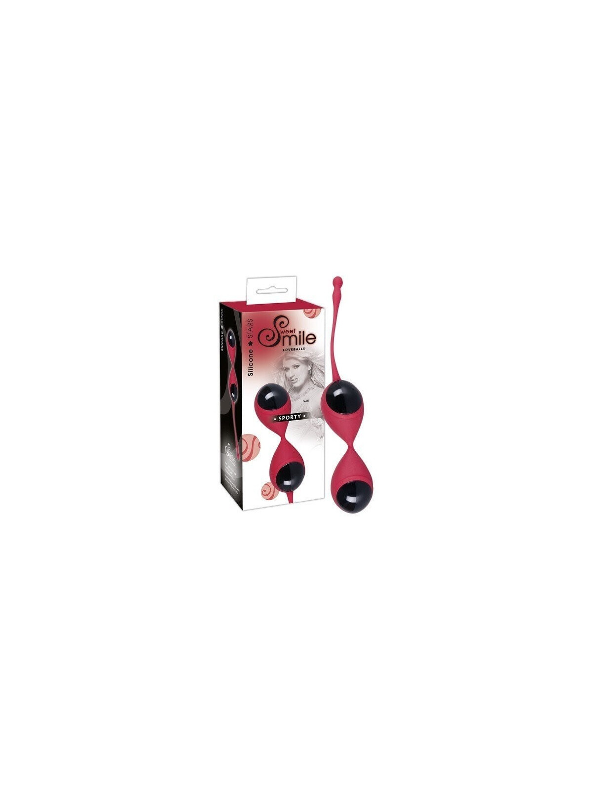 Sfere del Piacere Sporty Smile Rosse/Nere