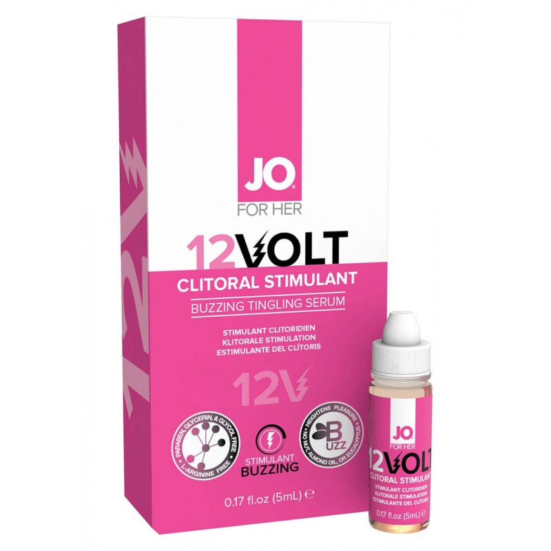 STIMOLANTE CLITORIDE JO 12 VOLT CLITORAL STIMULANT 5 ML