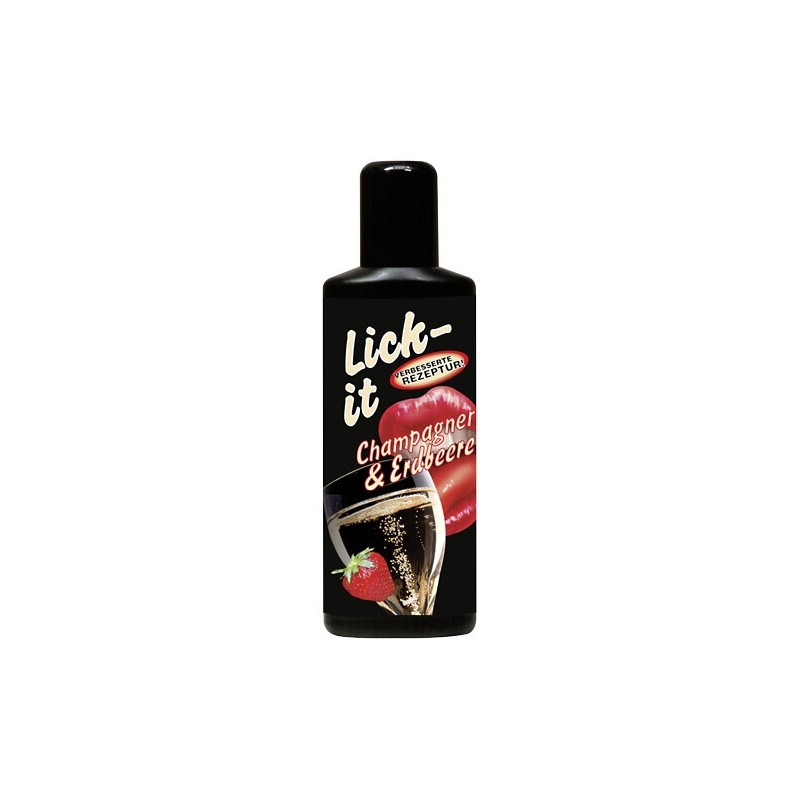 Lubrificante Lick-It Fragola e Champagne 100 ML