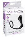 STIMOLATORE PROSTATA ASS-GASM COCKRING PLUG BLACK