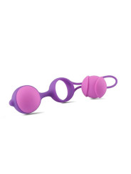 Palline Vaginali Bi-Balls Double Purple