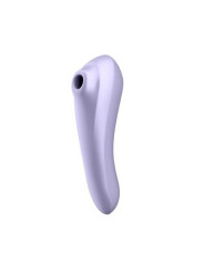 Vibratore Vaginale Doppio in Silicone Stimolatore Succhia Clitoride app