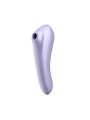 Vibratore Vaginale Doppio in Silicone Stimolatore Succhia Clitoride app