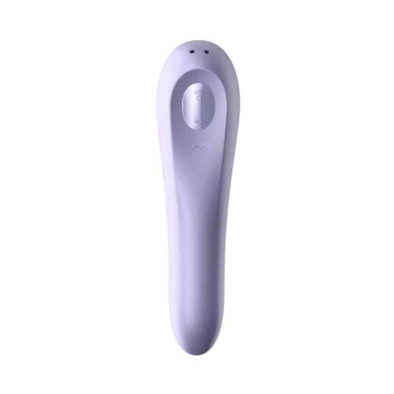 Vibratore Vaginale Doppio in Silicone Stimolatore Succhia Clitoride app