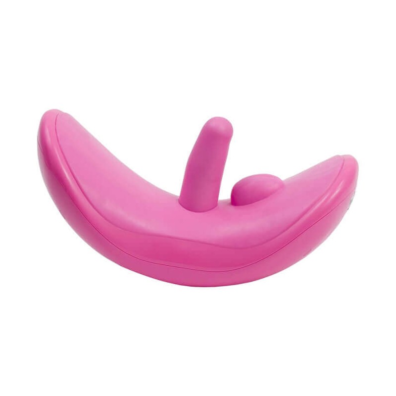 Dildo con dondolo IRIDE WITH DUAL BULLETS PINK