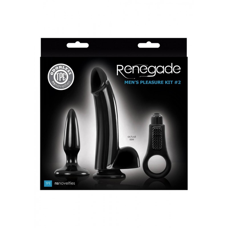 KIT MENS PLEASURE KIT 2 BLACK