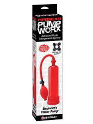 POMPA PER ALLUNGAMENTO PENE PW BEGINNERS POWER PUMP RED