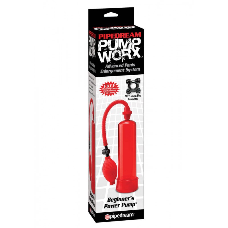 POMPA PER ALLUNGAMENTO PENE PW BEGINNERS POWER PUMP RED