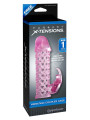 Guaina rabbit Fx Vibrating Couples Cage Pink