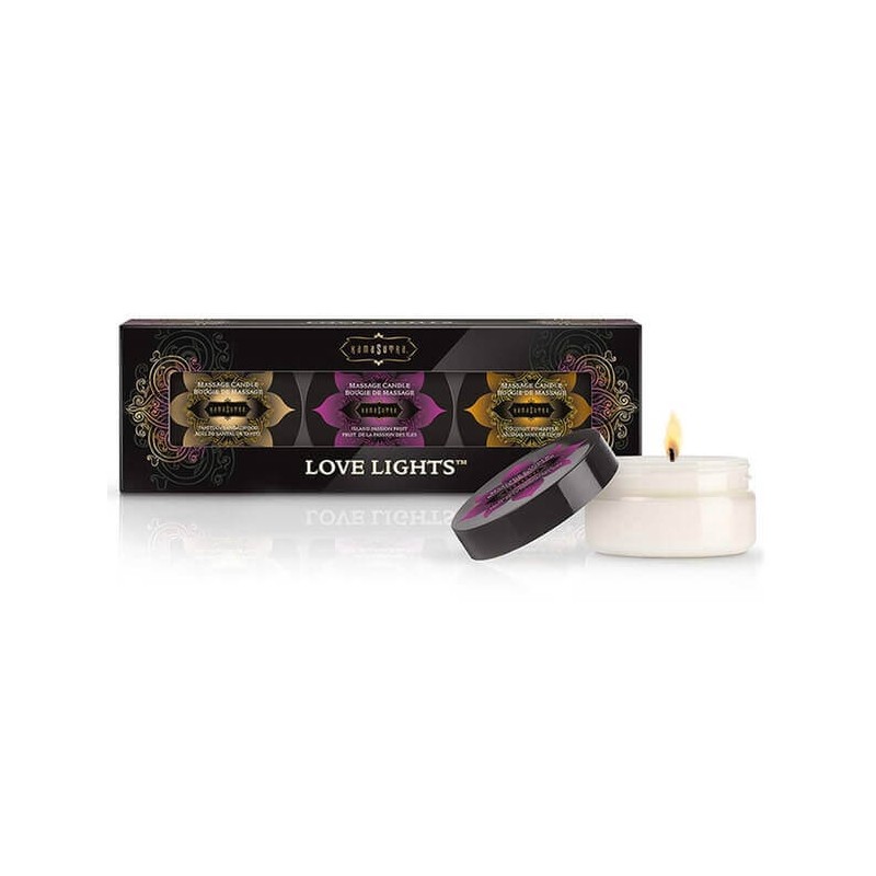 Kit Love Lights Le candele profumate