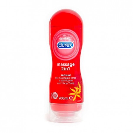 Gel Massaggio e Lubrificante Durex Massage 2 in 1 Sensual Ylang Ylang