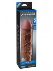 Mega Estensione Pene Fantasy X-Tensions Colore Caramello Brown