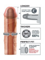 Mega Estensione Pene Fantasy X-Tensions Colore Caramello Brown