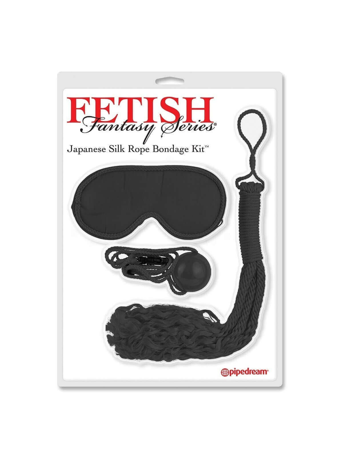 Kit Bdsm FF Japanese Silk Rope Kit Black Fetish Fantasy