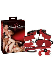 Set Bondage Bad Kitty Red Giant Rosso - 8 Pezzi