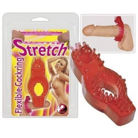 Anello per Pene Stretch Flexible Cockring Blu