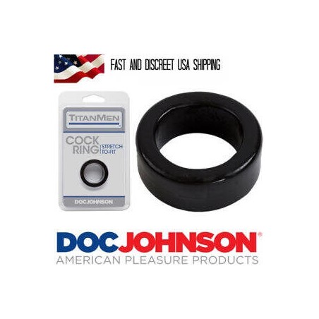 Titanmen Cockring Black 45 mm