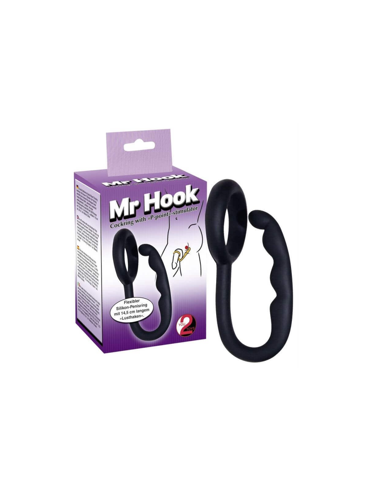 Anello Fallico + Plug Mr Hook