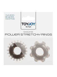 Anelli per Pene Power Stretchy Rings Smoke 2Pcs