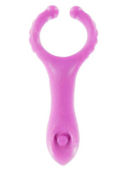 Anello Fallico Vibrating Clit-Stim C-Ring Purple