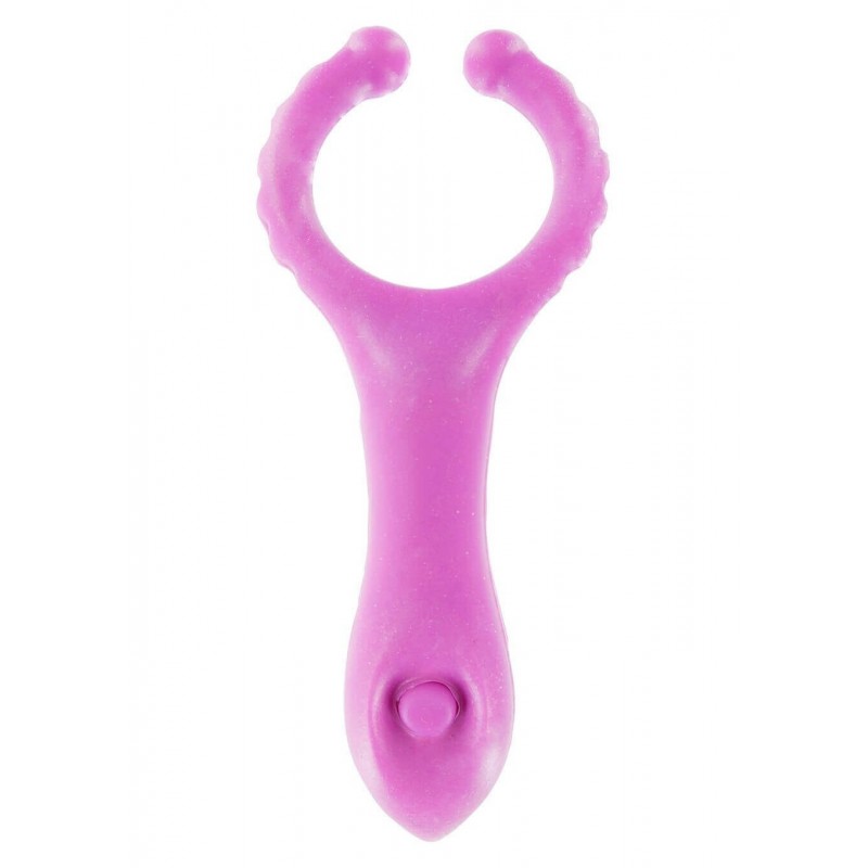 Anello Fallico Vibrating Clit-Stim C-Ring Purple