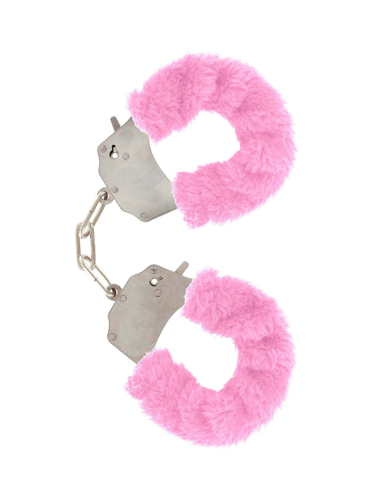 Manette in peluche color rosa,per giochi erotici