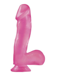 Dildo Jolly Rosa Buttcock con Ventosa