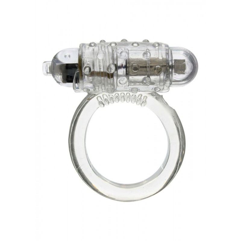 Anello vibrante bianco  Cockring Black