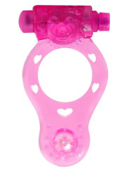 Anello vibrante POWER O VIBRATING COCK RING PINK