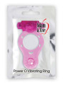 Anello vibrante POWER O VIBRATING COCK RING PINK