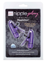 Pinze per capezzoli NIPPLETTES PURPLE