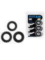 Kit anello Titan Cock Ring blu