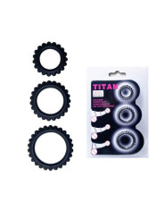 Kit anello Titan Cock Ring blu