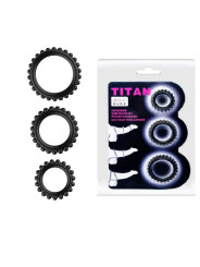 Kit anello Titan Cock Ring blu