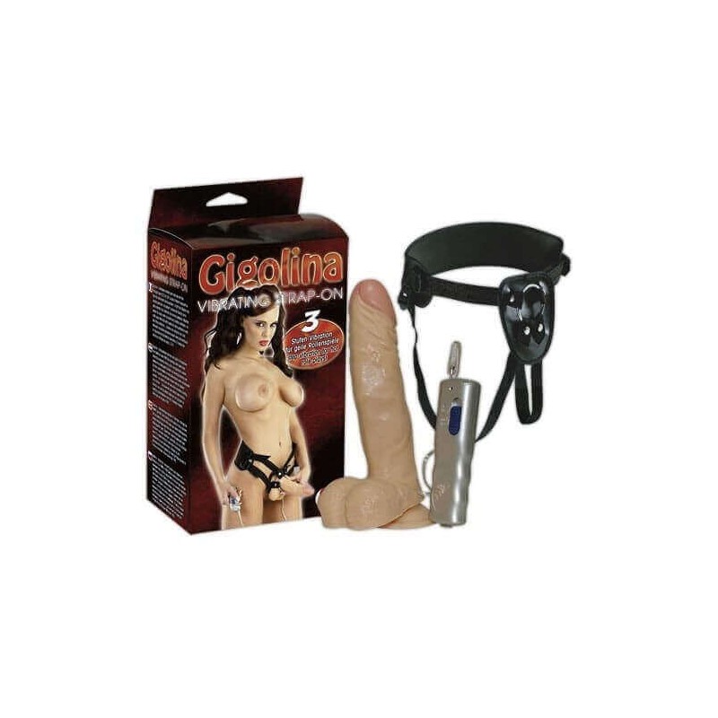 Vibratore Indossabile Gigolina Vibrating Strap-On