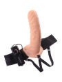 Vibratore Indossabile FF Vibr. Hollow Strap On Flesh