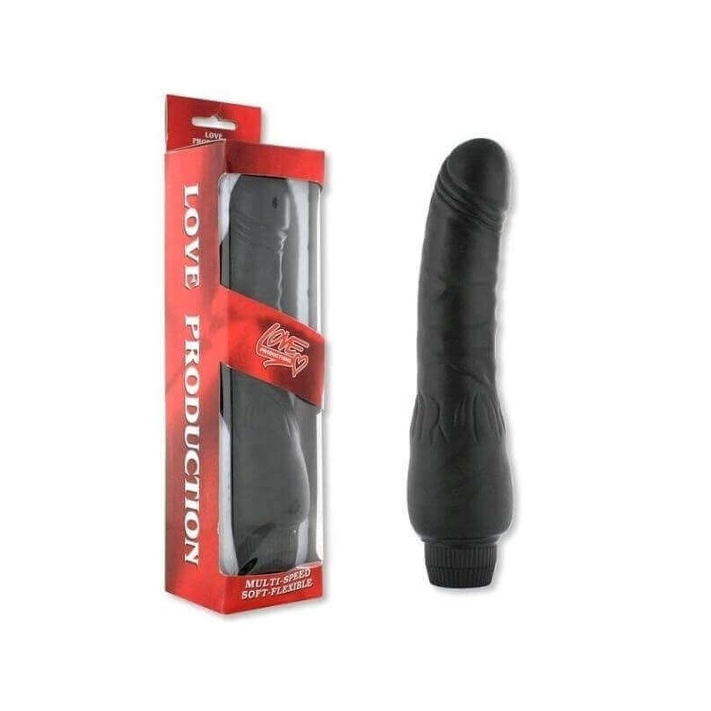 Vibratore Multi Speed Soft Flexible Black