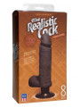 Vibratore Realistic Cock 8 Black Vibrating