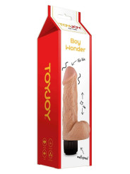 Vibratore Boy Wonder 20 cm Vibr.Dong Flesh