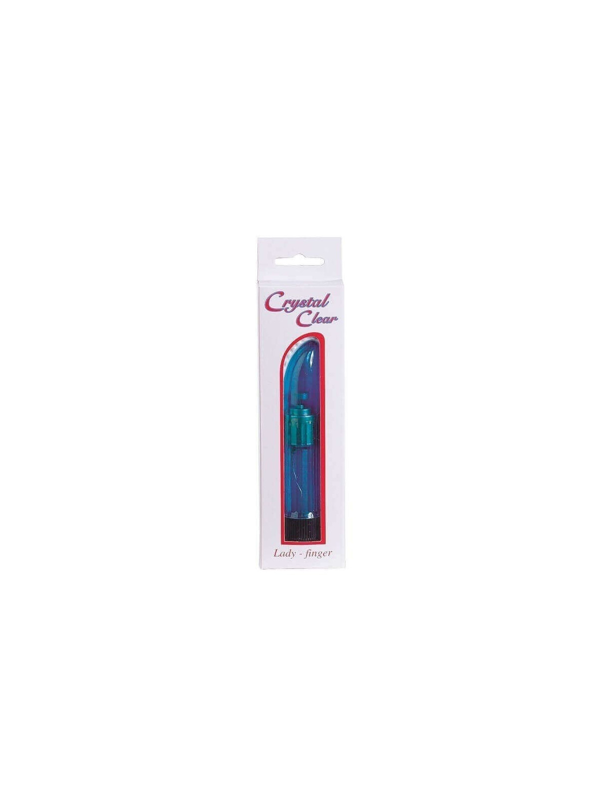 Vibratore Punto G Crystal Clear Blue Ladyfinger Vib.