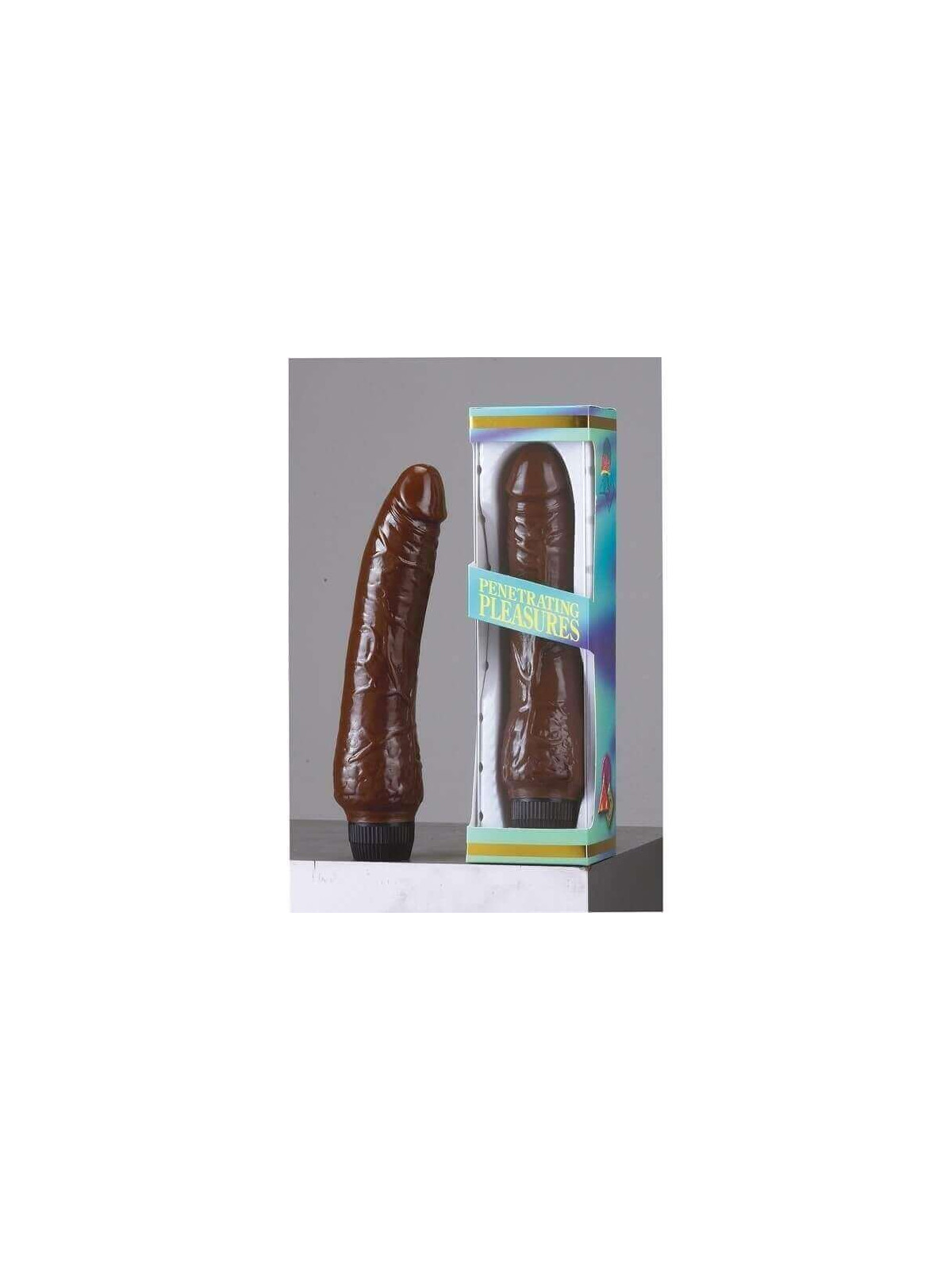 Vibratore Realistico Jelly Vibrator Brown