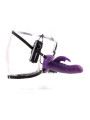 Vibratore Strap-On Wonderful Wabbit Strap On Purple