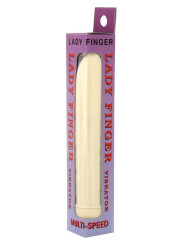 Mini Vibratore Ladyfinger Bianco + Lubrificante 100 ml