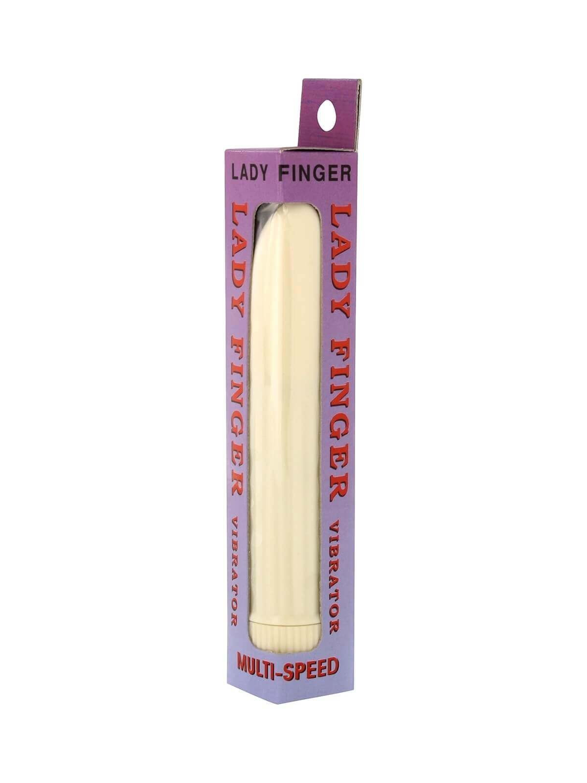 Mini Vibratore Ladyfinger Bianco + Lubrificante 100 ml