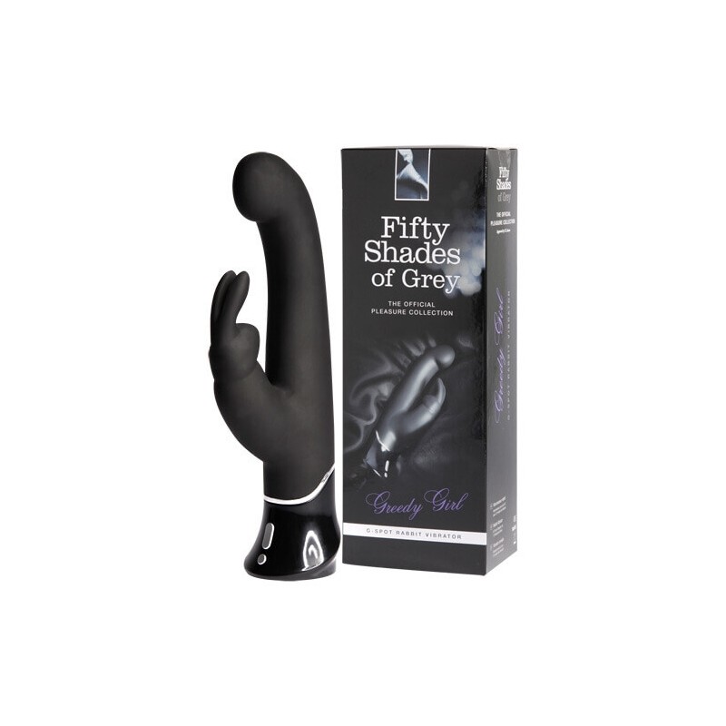 VIBRATORE RABBIT 50 SFUMATURE DI GRIGIO