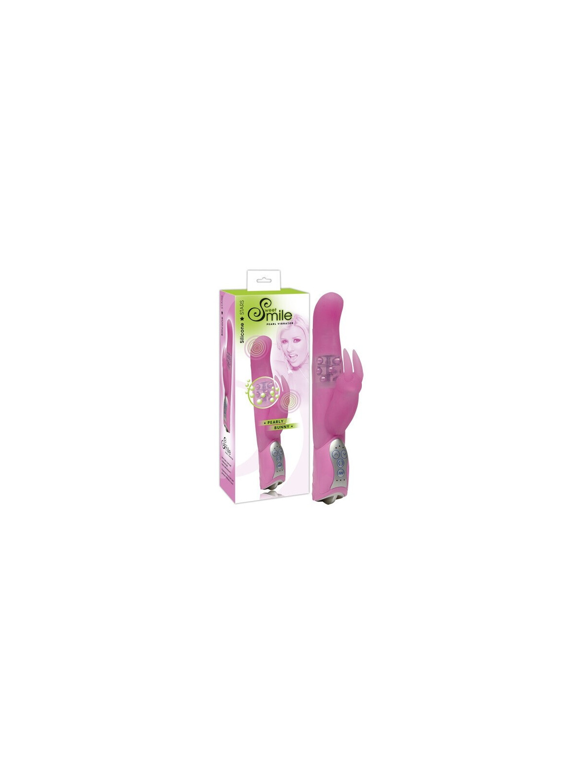 VIBRATORE RABBIT PEARLY BUNNY - SMILE - ROSA